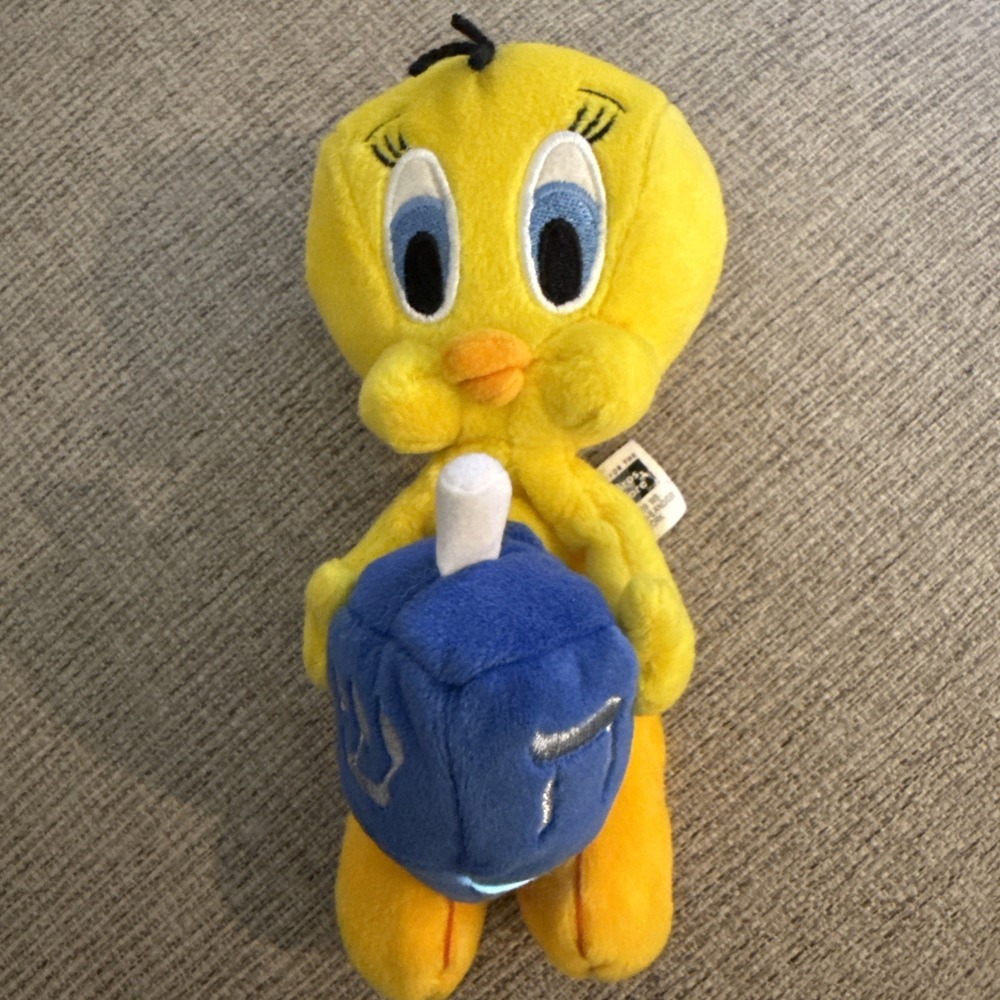 Tweety Bird Hanukkah Dreidel Bean Bag Plush Warner Bros Store  Looney Tunes‎